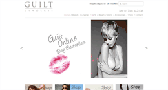 Desktop Screenshot of guiltlingerie.com